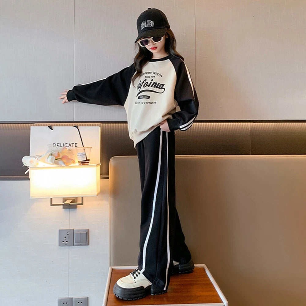 Chándal Lana Niñas 5-14 Años - Sudadera + Pantalones Invierno