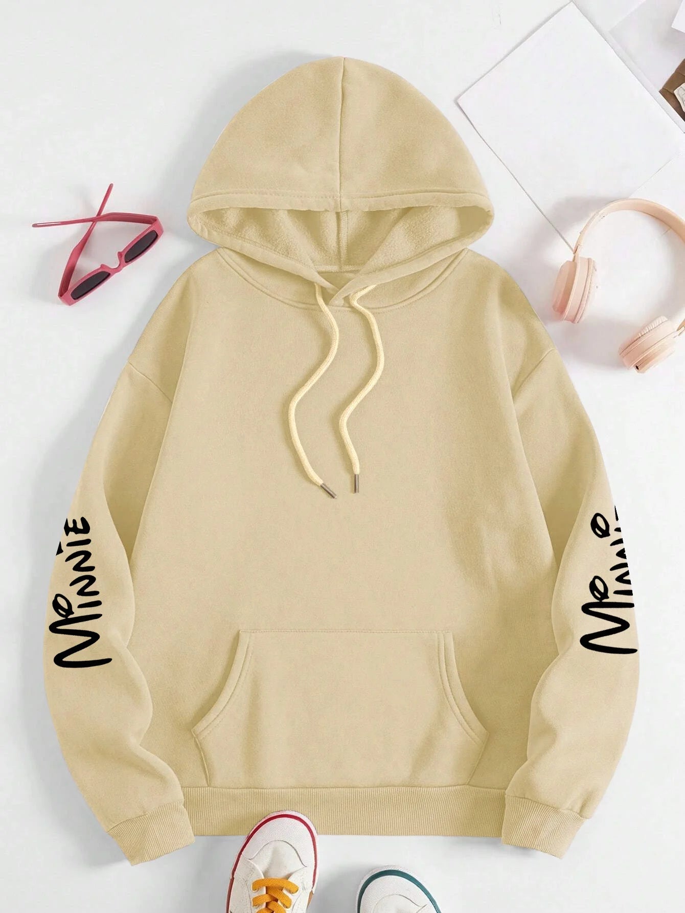 Sudaderas con capucha divertidas con estampado de Minnie Mouse para mujer, ropa de calle con gráfico juguetón, personaje de dibujos animados, regalos para amantes de Minnie, Sudadera con capucha para chicas adolescentes