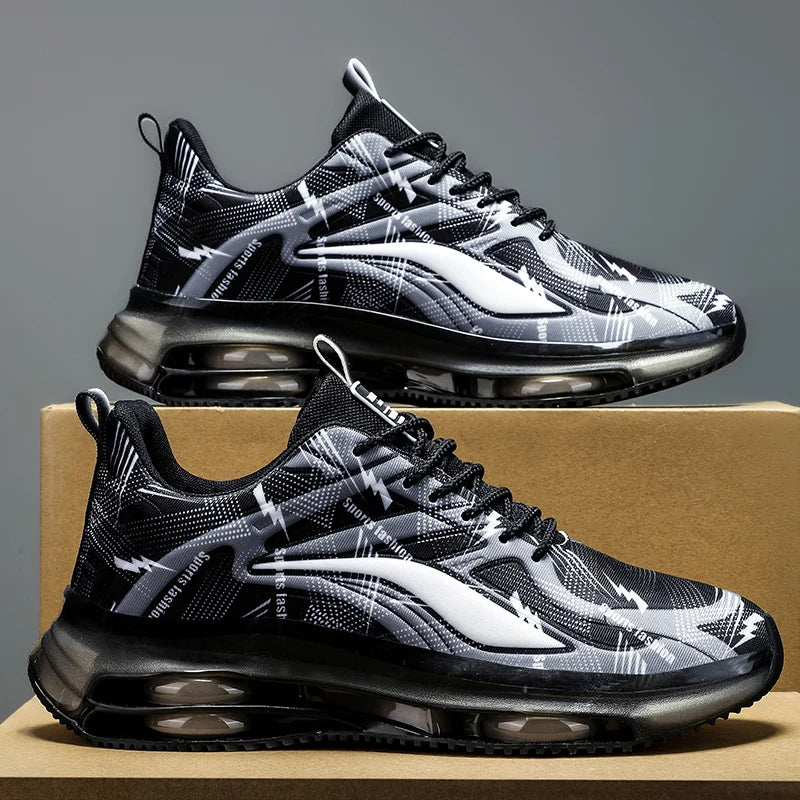 Zapatillas de baloncesto de moda para hombre con cojines de aire, cómodas y antideslizantes, transpirables y que absorben los golpes, adecuadas para actividades al aire libre de hombres