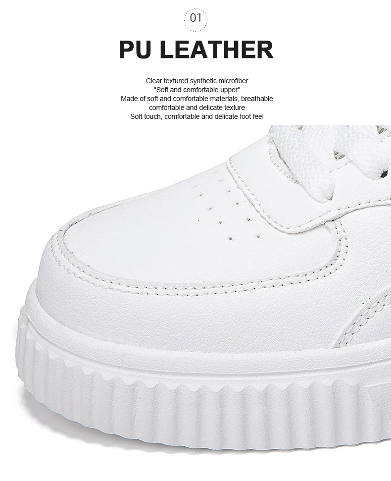 Zapatillas Mujer Blancas Casual - Transpirables