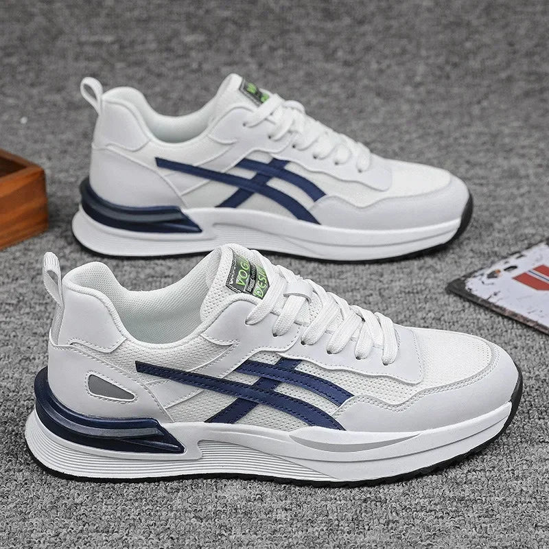 Zapatillas de deporte transpirables para hombre, zapatos informales con cordones para correr, tenis, baratos, liquidación, envío gratis