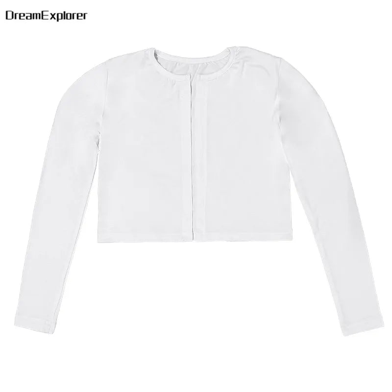 Top corto k-pop para niñas, pantalones deportivos con letras a la moda, conjuntos de ropa de grupo para niñas, ropa informal estilo Hip Hop, disfraces de Jazz para niños