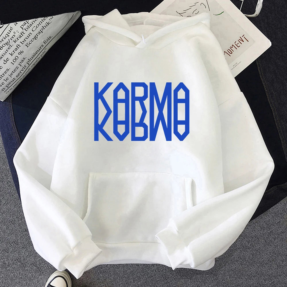 2025 nuevo álbum KARMA Sudadera con capucha Hot Song Ceremony Retro mujeres/hombres sudaderas con capucha Otoño Invierno ropa estética sudadera Vintage