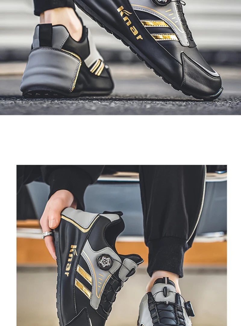 Zapatillas casuales de hombre, estilo coreano, versátiles, suela suave, cómodas, ligeras, con plataforma, para uso diario.