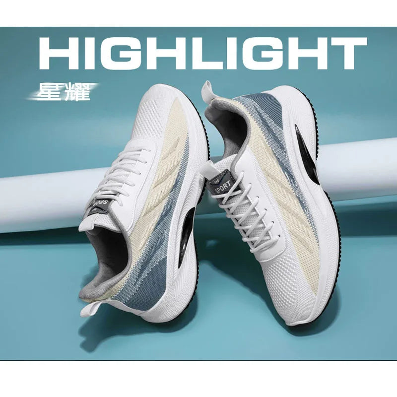 New Shoes for Men Casual Slip on Fashion Sneakers Breathable Running Shoes Outdoor Walking Training Tennis Shoes