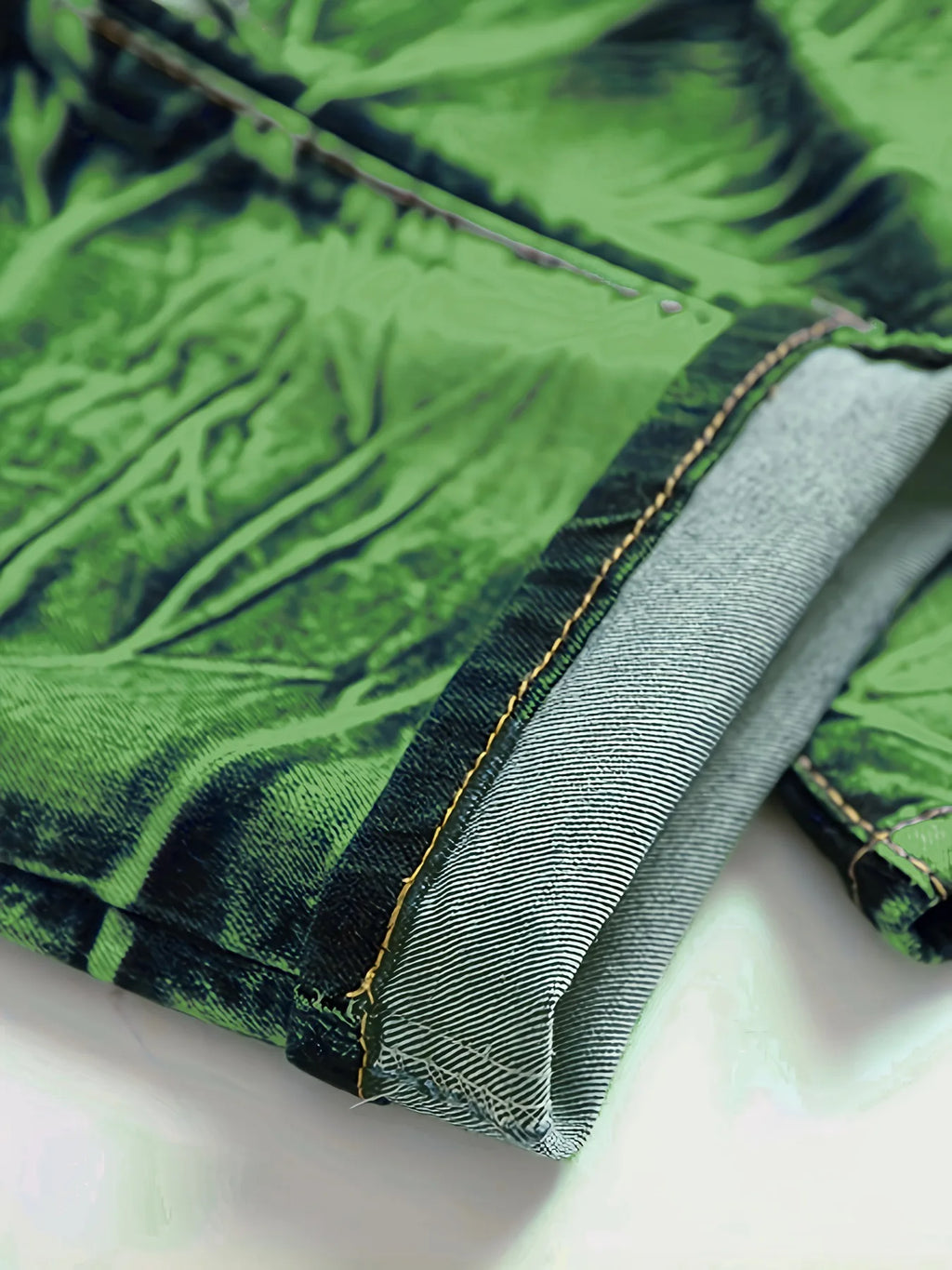 Pantalones vaqueros ajustados para hombre, pantalones vaqueros azules adelgazantes elásticos artesanales, pantalones largos con diseño de agujeros, pantalones vaqueros de pierna recta de alta elasticidad