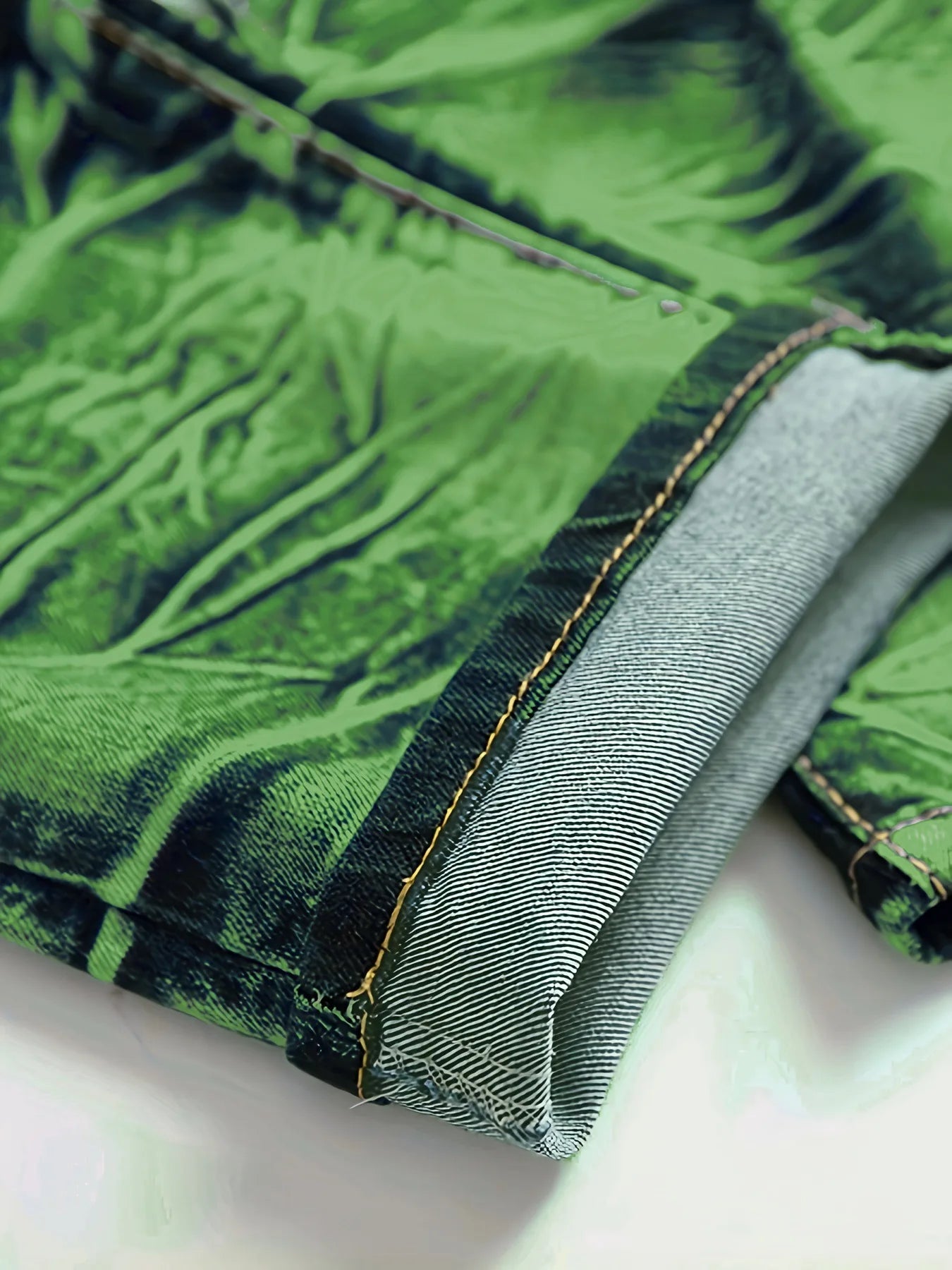 Pantalones vaqueros ajustados para hombre, pantalones vaqueros azules adelgazantes elásticos artesanales, pantalones largos con diseño de agujeros, pantalones vaqueros de pierna recta de alta elasticidad