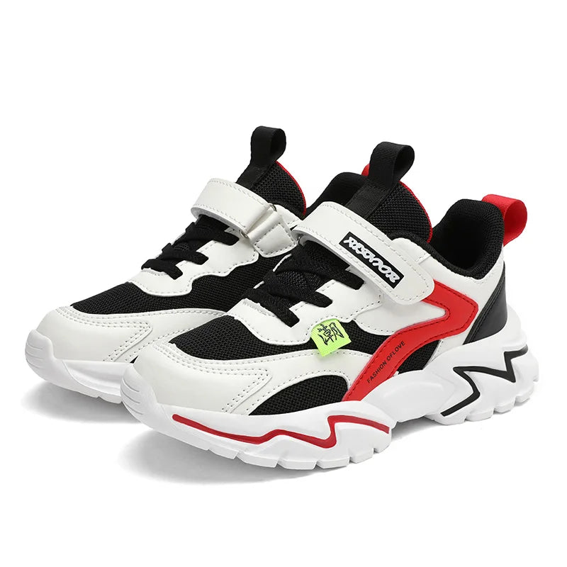 Zapatillas de deporte de moda para niños, zapatos de malla para niños, zapatos escolares informales de 6 a 12 años, zapatillas deportivas de tenis para niño