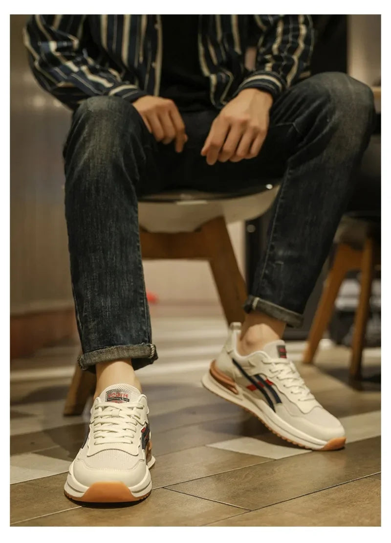 Zapatillas de deporte transpirables para hombre, zapatos informales con cordones para correr, tenis, baratos, liquidación, envío gratis