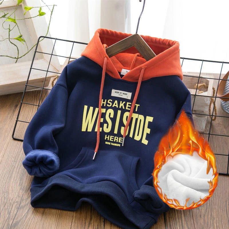 Sudadera Capucha Niños 4-12 Años - Jersey Deportivo Otoño