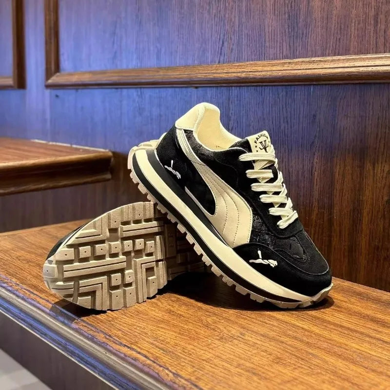 Zapatos informales para hombre, calzado deportivo, zapatos informales de verano con suela gruesa para hombre, zapatos suaves y cómodos antideslizantes, zapatos de moda para exteriores