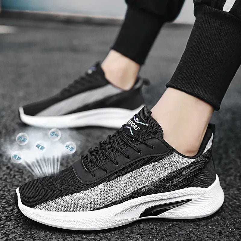 New Shoes for Men Casual Slip on Fashion Sneakers Breathable Running Shoes Outdoor Walking Training Tennis Shoes