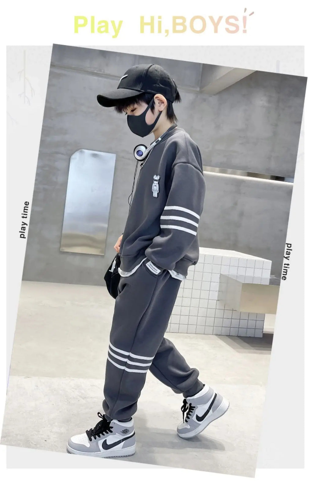 Conjunto de ropa de otoño para niños, sudaderas y pantalones a rayas, traje de 2 uds., jersey para chicas adolescentes, trajes superiores e inferiores, chándales