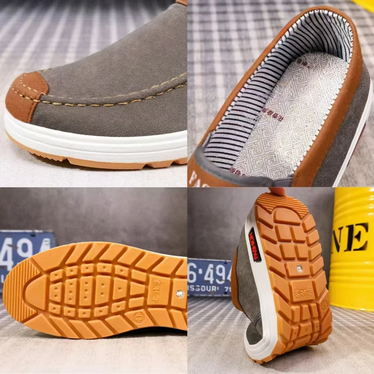 Shoes for Men Plus Size Male Loafers Lightweight Comfortable Sneakers Slip on Flats Soft Sole Male Casual Shoes Winter Zapatos