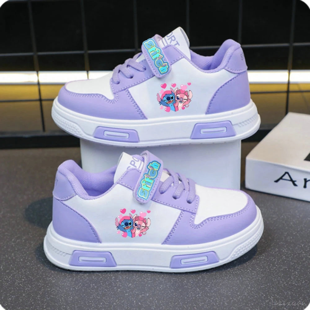 Lilo & Stitch, zapatos para niñas, zapatillas de deporte para niñas, zapatos deportivos informales de princesa Lilo & Stitch, zapatos para estudiantes, zapatos para adolescentes