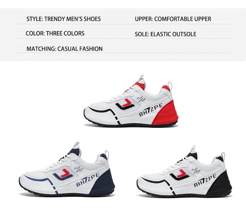 Calzado Deportivo Casual Versátil para Hombre, Ligero, Antideslizante, Transpirable y Resistente al Desgaste, Protección de Marca 2026