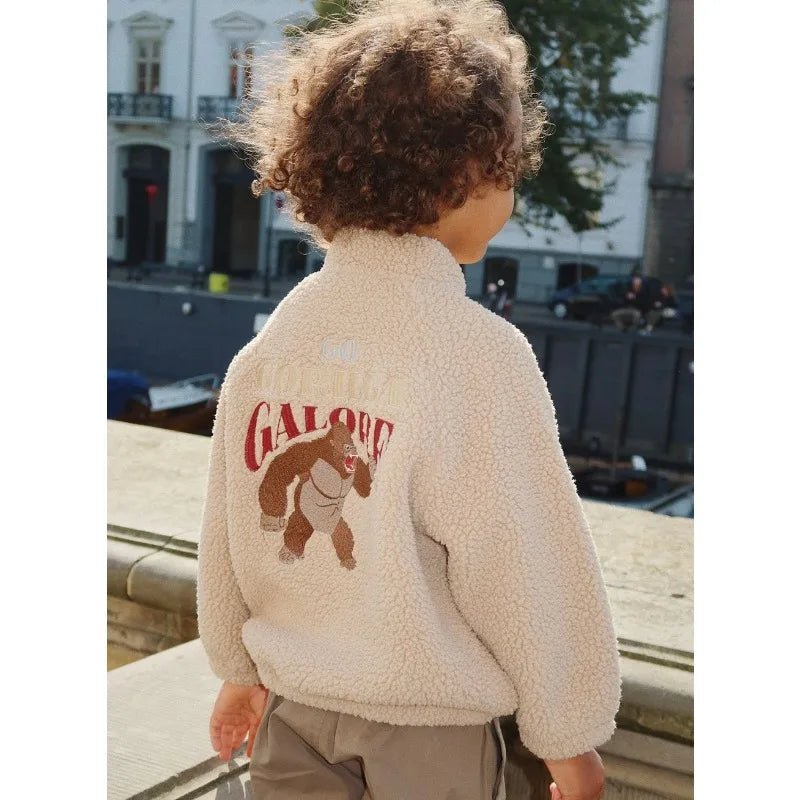 Chaqueta Sherpa Niños Invierno - Abrigo Lana Cálido