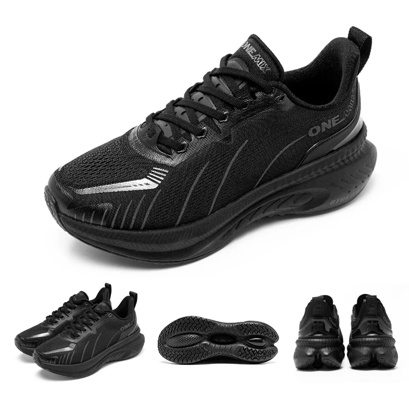 ONEMIX, zapatillas blancas para correr en carretera para hombre, zapatillas deportivas con cojín de aire para exteriores, zapatillas deportivas para hombre, zapatos para correr de verano, calzado para mujer