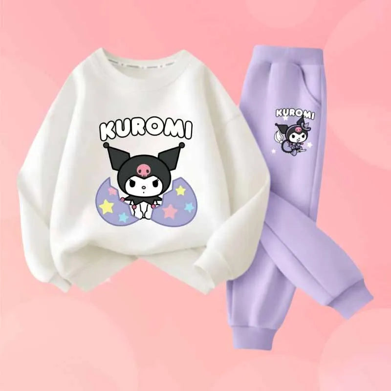 Conjunto Kuromi Niña - Camiseta + Pantalón 2 Piezas