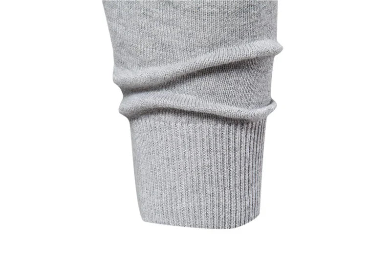 Suéter de punto informal para hombre joven europeo y americano Capa Base de Jersey a rayas, nuevo estilo de otoño e invierno