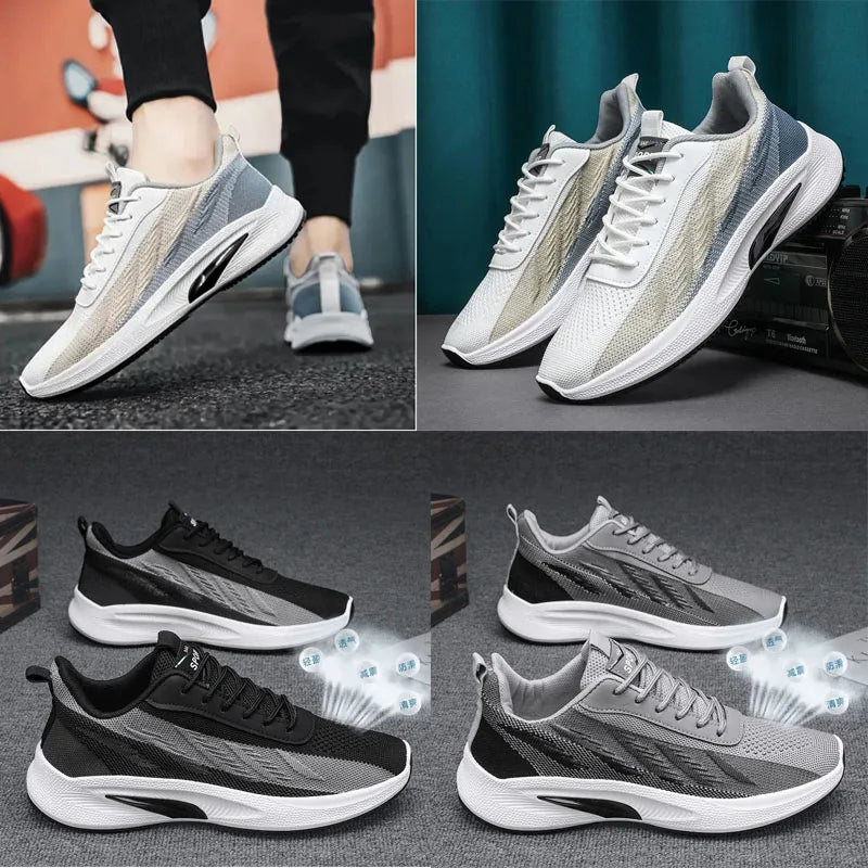 New Shoes for Men Casual Slip on Fashion Sneakers Breathable Running Shoes Outdoor Walking Training Tennis Shoes