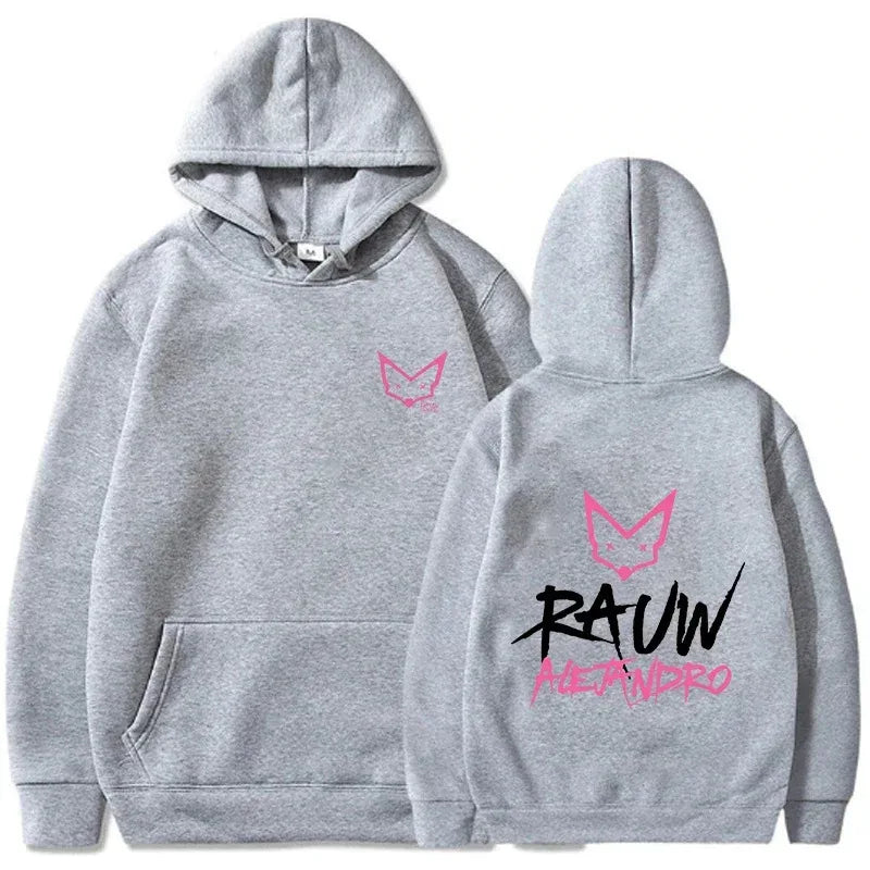 Men_Women Ropa Rapero Rauw Alejandro Saturno Sudaderas con capucha Manga larga Casual Polar Sudadera con capucha Sudadera Ropa Hombre Unisex