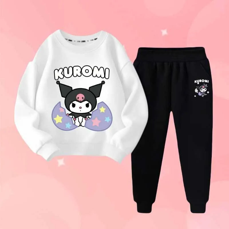 Conjunto Kuromi Niña - Camiseta + Pantalón 2 Piezas