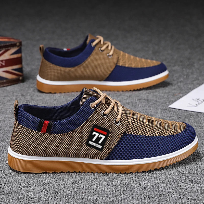 2025 nuevos zapatos de moda para hombres zapatos deportivos casuales cómodos y versátiles de punto