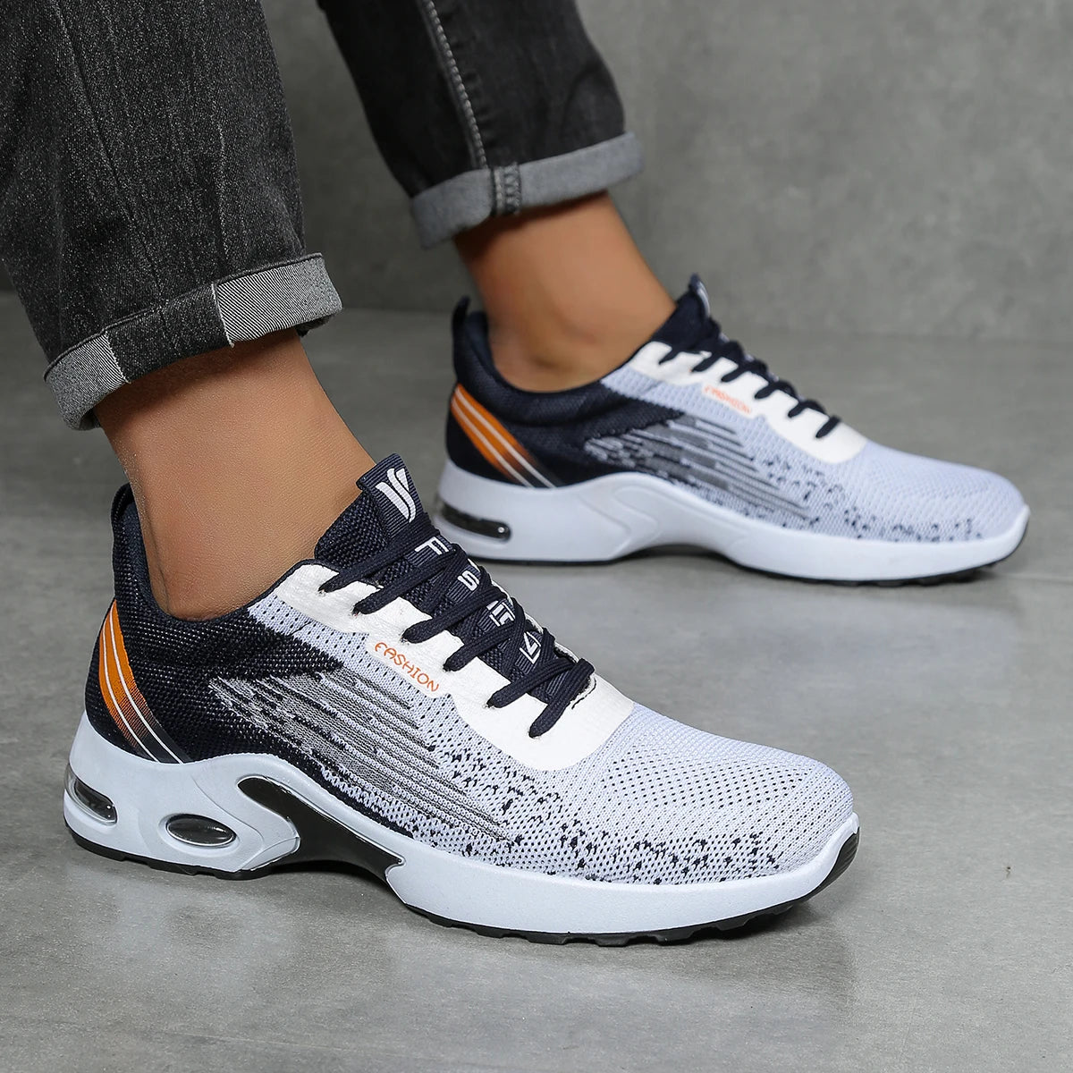 Zapatos de hombre, zapatos informales de otoño para hombre: zapatos deportivos informales de malla transpirable, versátiles y a la moda, asequibles, envío gratis