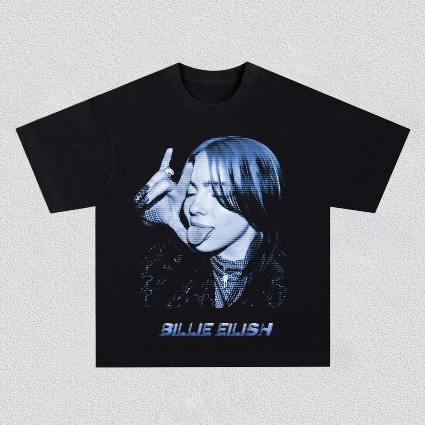 Camiseta unisex de algodón 100% con gráficos de Billie Eilish Y2k, novedad de 2026, cuello redondo, manga corta, moda hip-hop para hombre y mujer, regalos para fans