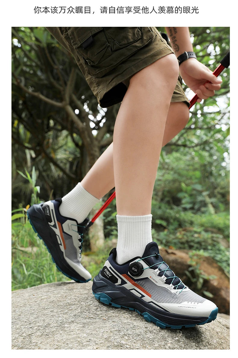 Zapatos de senderismo al aire libre con estilo para hombre, zapatillas de senderismo resistentes con forro cálido de felpa para calzado masculino de invierno