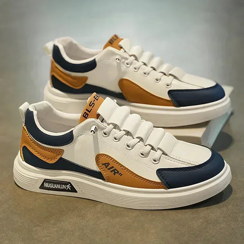 2025 casuales al aire cordones estilo coreano viaje juvenil zapatos de fondo plano para hombres transpirable shoe