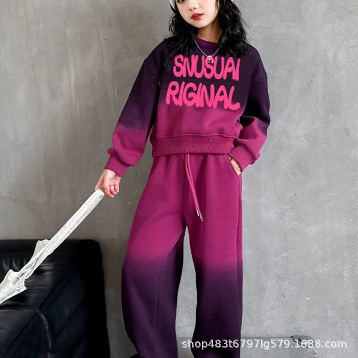 Chándal Primavera Niñas 8-12 Años - Conjunto Deportivo Coreano