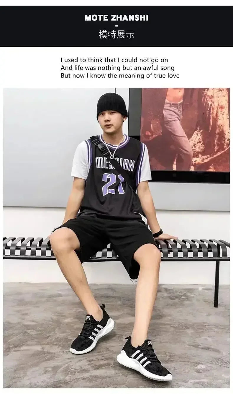 Tenis Masculino 2025 Men Tennis Shoes New Fashion Gym Sports Shoes Men Air Mesh Breathable Casual Shoes for Outdoor Trainers