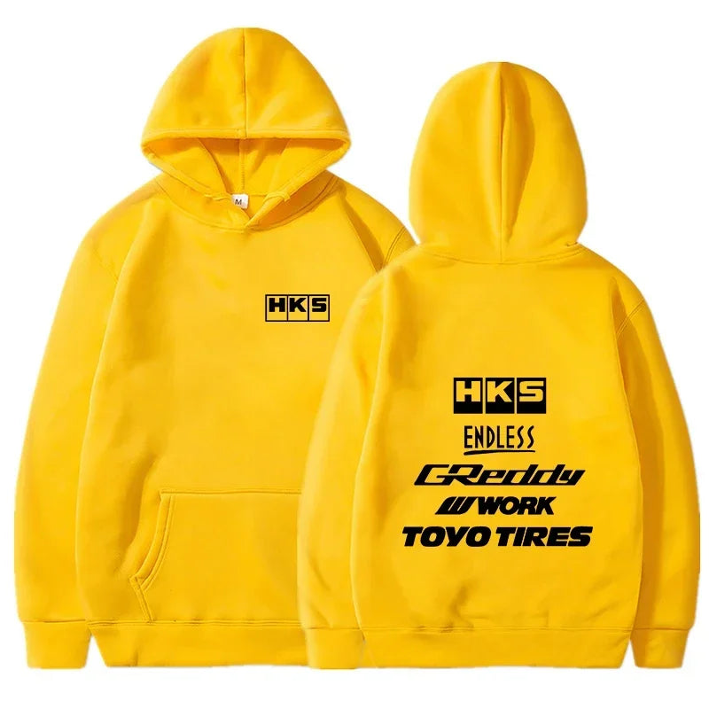Sudadera HKS Endless JDM - Hombre Estilo Vintage Japón