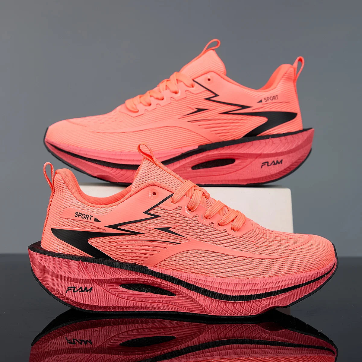 Zapatillas deportivas para correr para hombre, informales, transpirables, ligeras, cómodas, atléticas, antideslizantes, para caminar al aire libre