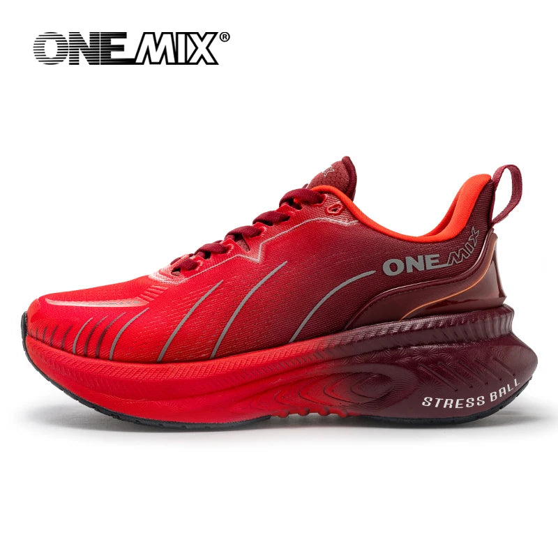 ONEMIX, zapatillas blancas para correr en carretera para hombre, zapatillas deportivas con cojín de aire para exteriores, zapatillas deportivas para hombre, zapatos para correr de verano, calzado para mujer