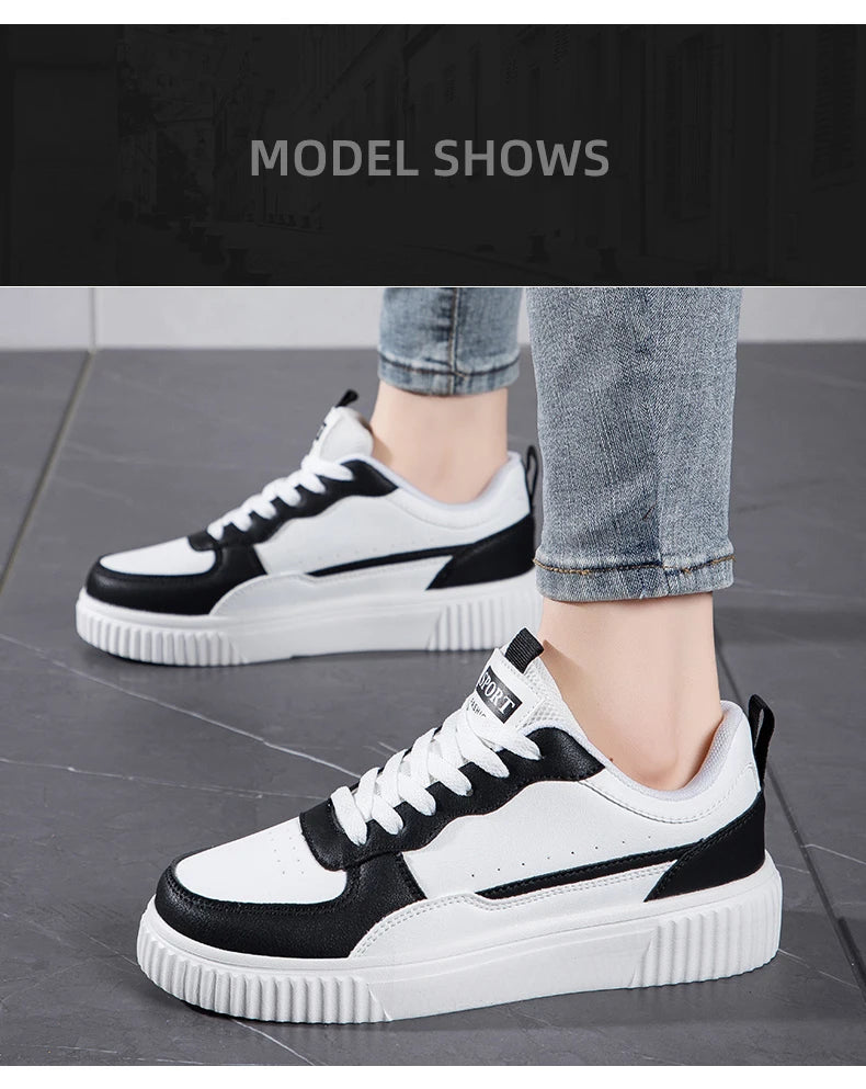 Zapatillas Mujer Blancas Casual - Transpirables