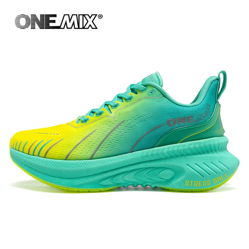 ONEMIX, zapatillas blancas para correr en carretera para hombre, zapatillas deportivas con cojín de aire para exteriores, zapatillas deportivas para hombre, zapatos para correr de verano, calzado para mujer