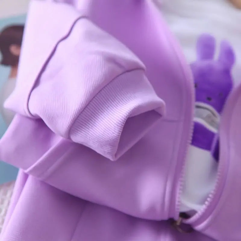 Conjunto Bebé Niña 3 Piezas - Abrigo + Camiseta + Pantalón