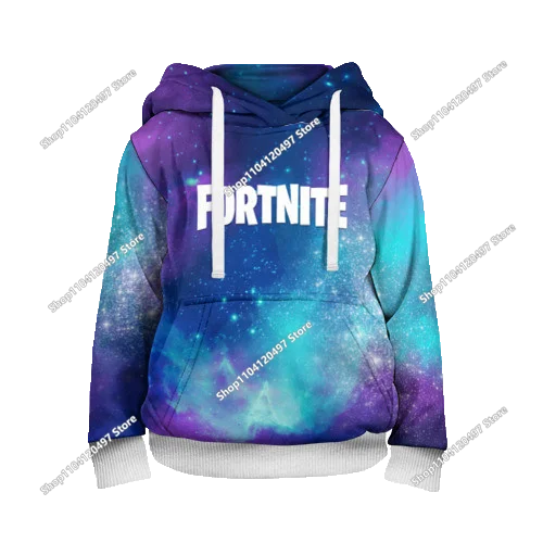 Sudadera Fortnite Niños - Capucha Anime Y2K 2025