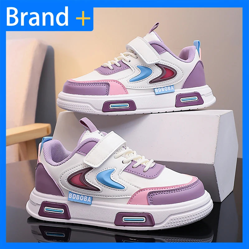 Zapatillas Deportivas Casuales para Niños, de Moda, Cómodas, de Cuero, para Caminar al Aire Libre, para la Escuela, para Correr, para Niños