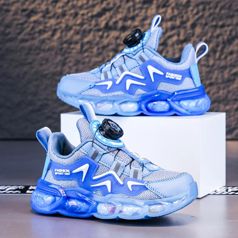 Zapatillas de deporte para niños, zapatos planos transpirables de malla informales para caminar, moda 2023, zapatos de tenis para niñas, zapatos deportivos para niños