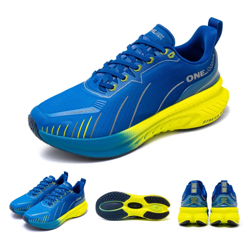 ONEMIX, zapatillas blancas para correr en carretera para hombre, zapatillas deportivas con cojín de aire para exteriores, zapatillas deportivas para hombre, zapatos para correr de verano, calzado para mujer