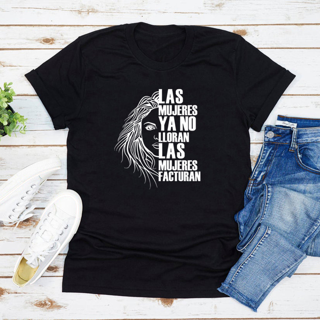 Shakira Las Mujeres Ya No Lloran camiseta mujer Don't Cry camiseta citas camisa Mujer camisetas Las Mujeres Facturan camisetas Top