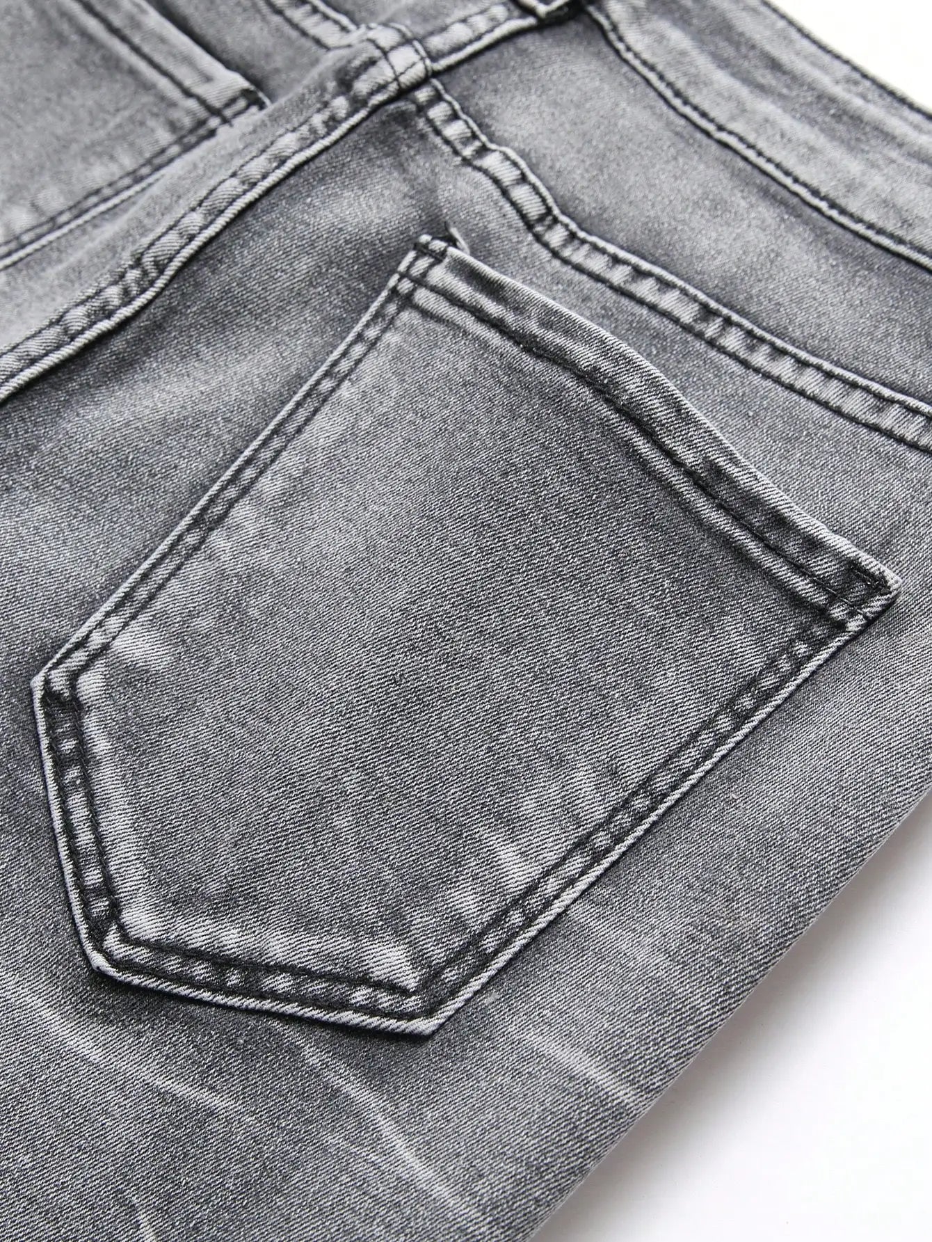 Pantalones Vaqueros Rasgados Hombre - Retales Ajustados