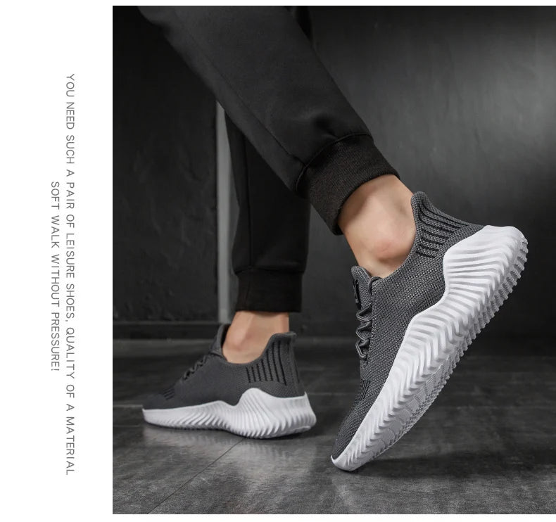 Shoes for Men Designer Men Shoes Breathable Mesh White Men's Tennis Trainers Male Casual Sneakers Zapatos Hombre Tenis Masculino