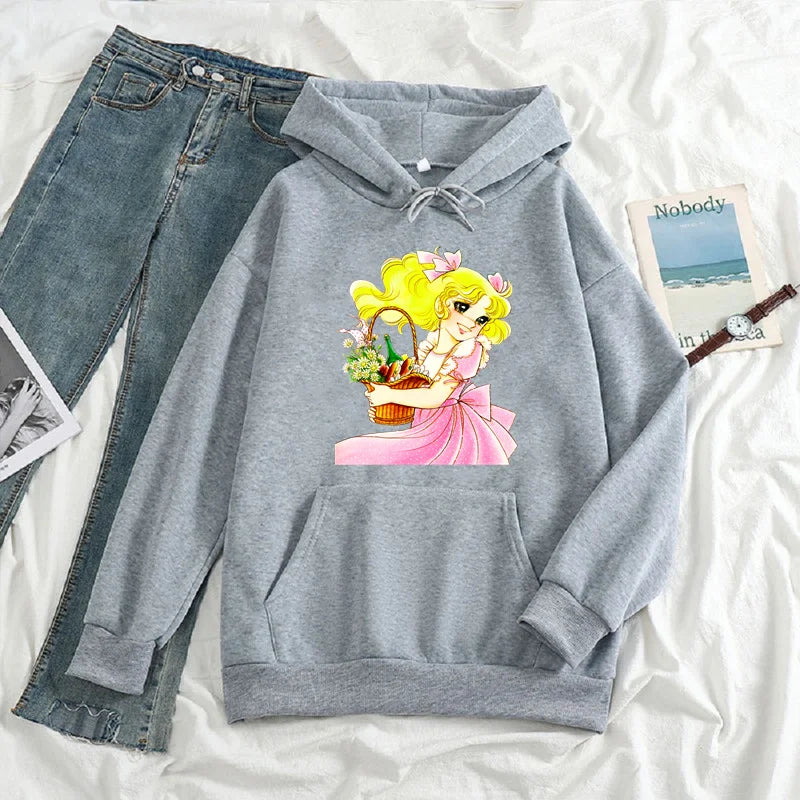 Ropa Vintage con capucha para mujer, sudaderas con capucha de moda Harajuku, sudadera con dibujos de dulces de los años 90, jerséis con capucha para mujer 2022