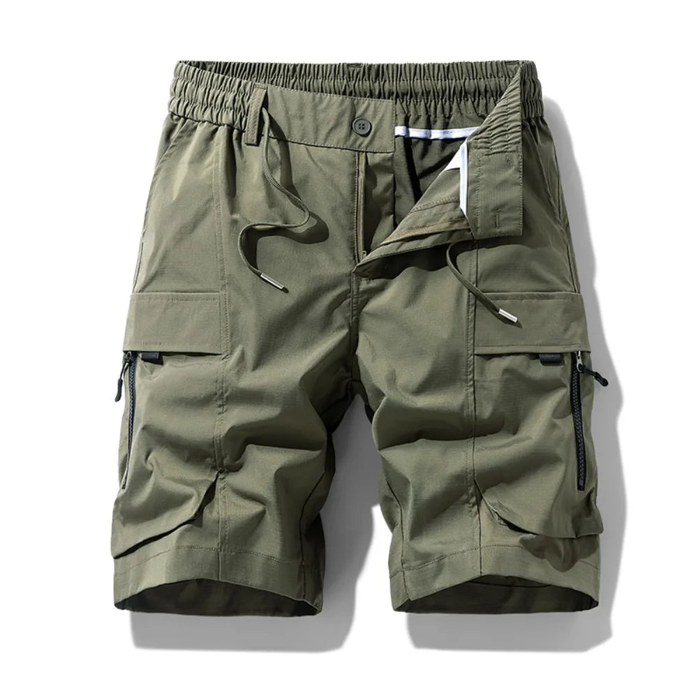 Pantalones Cortos Cargo de Verano para Hombre, de Secado Rápido, Ligeros, para Senderismo, Tácticos, con Múltiples Bolsillos Grandes, Casuales, para Pesca y Golf 2026