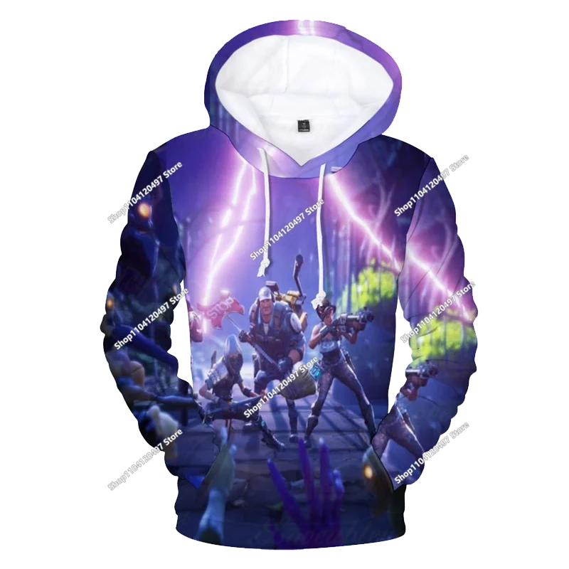 Sudaderas con capucha para niños Anime Harajuku Fortnite Cosplay Sudadera con capucha sudaderas con capucha primavera otoño ropa para niños Tops